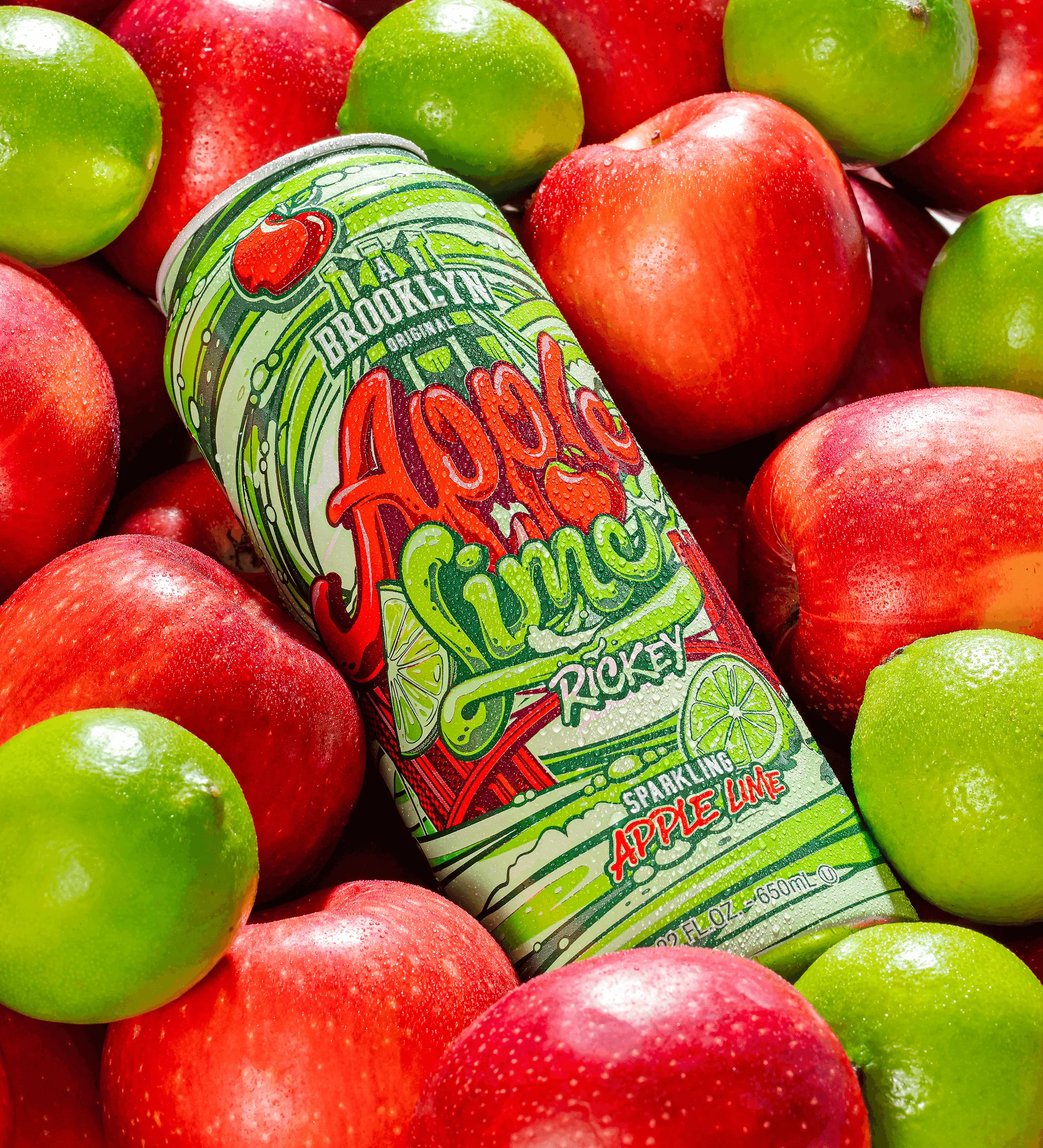 Apple Lime Rickey | 22 oz. Big Can / 12-pack - Image 3