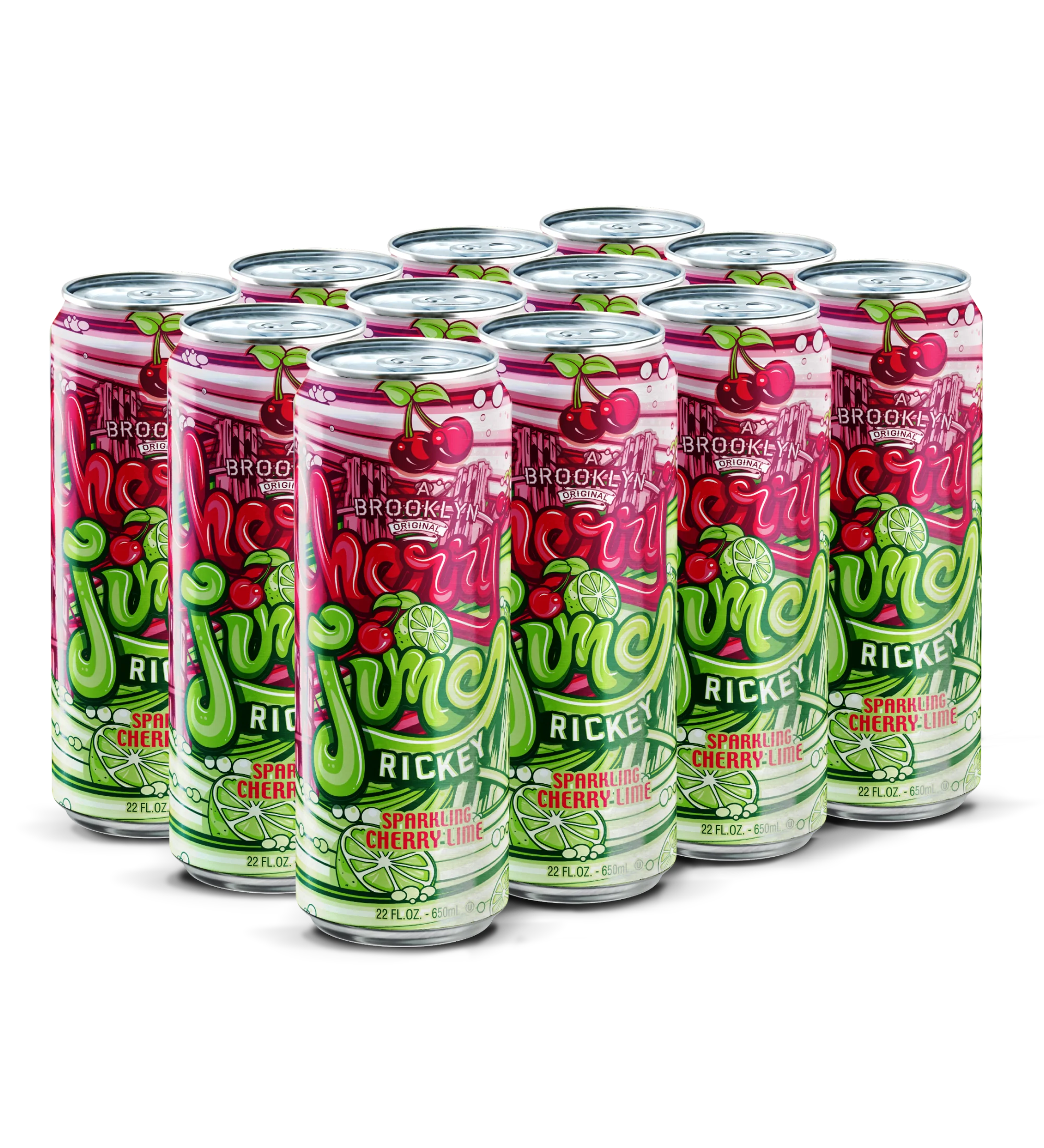 Cherry Lime Rickey | 22 oz. Big Can / 12-pack - Image 3