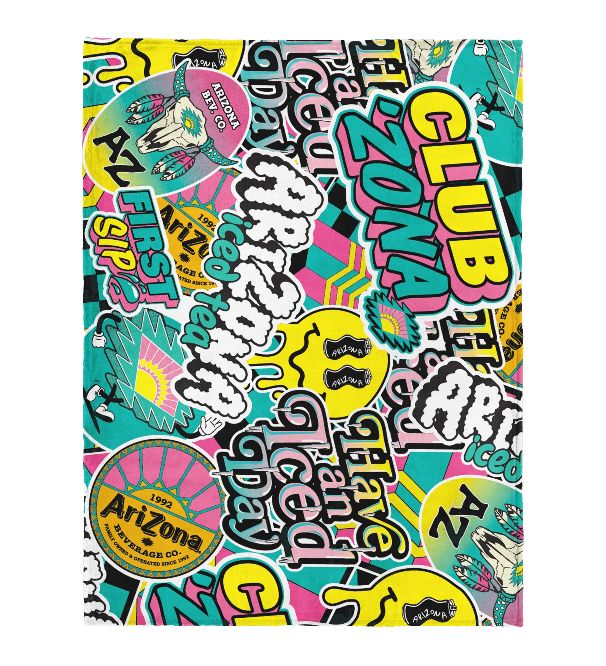 Club ’Zona Throw Blanket - Image 3
