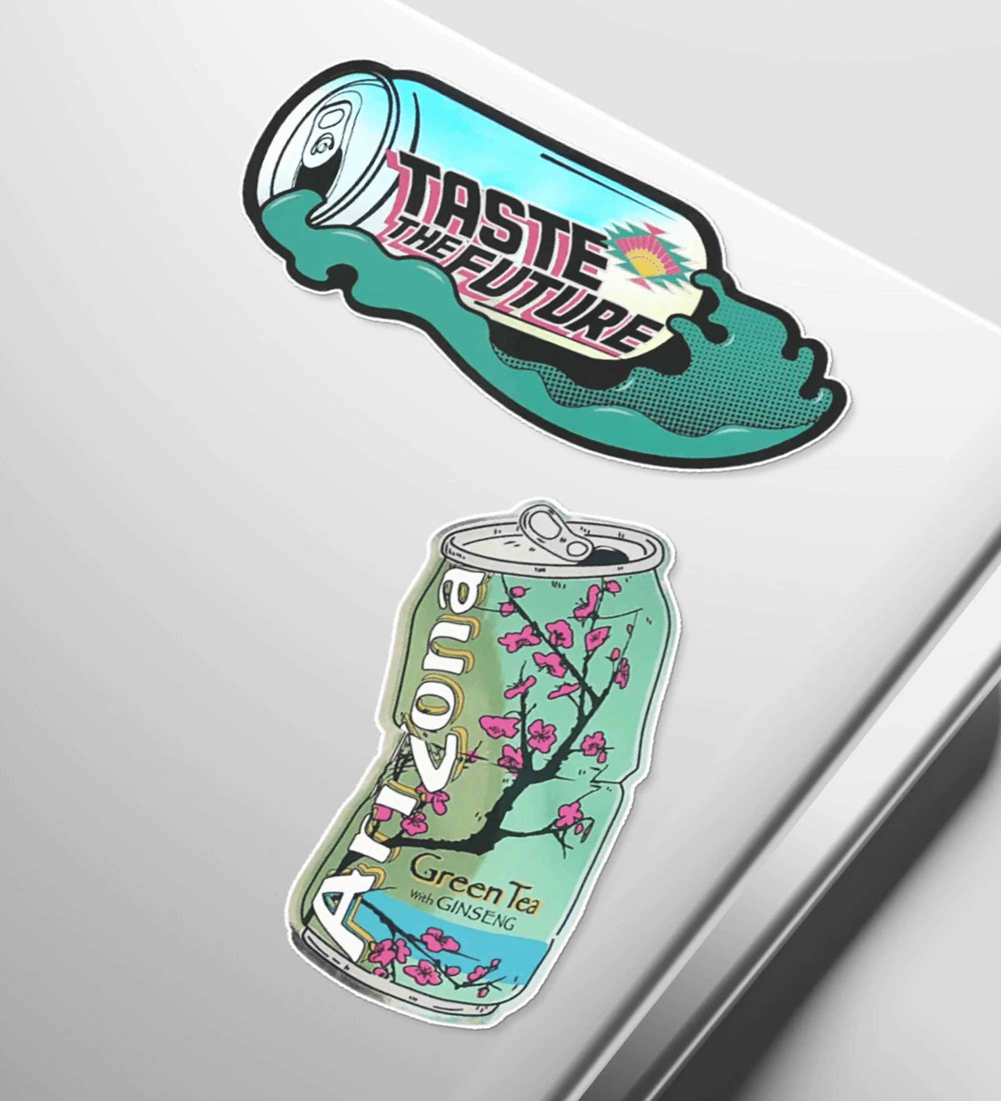 4-Piece Crushed Can Sticker Set - Image 3