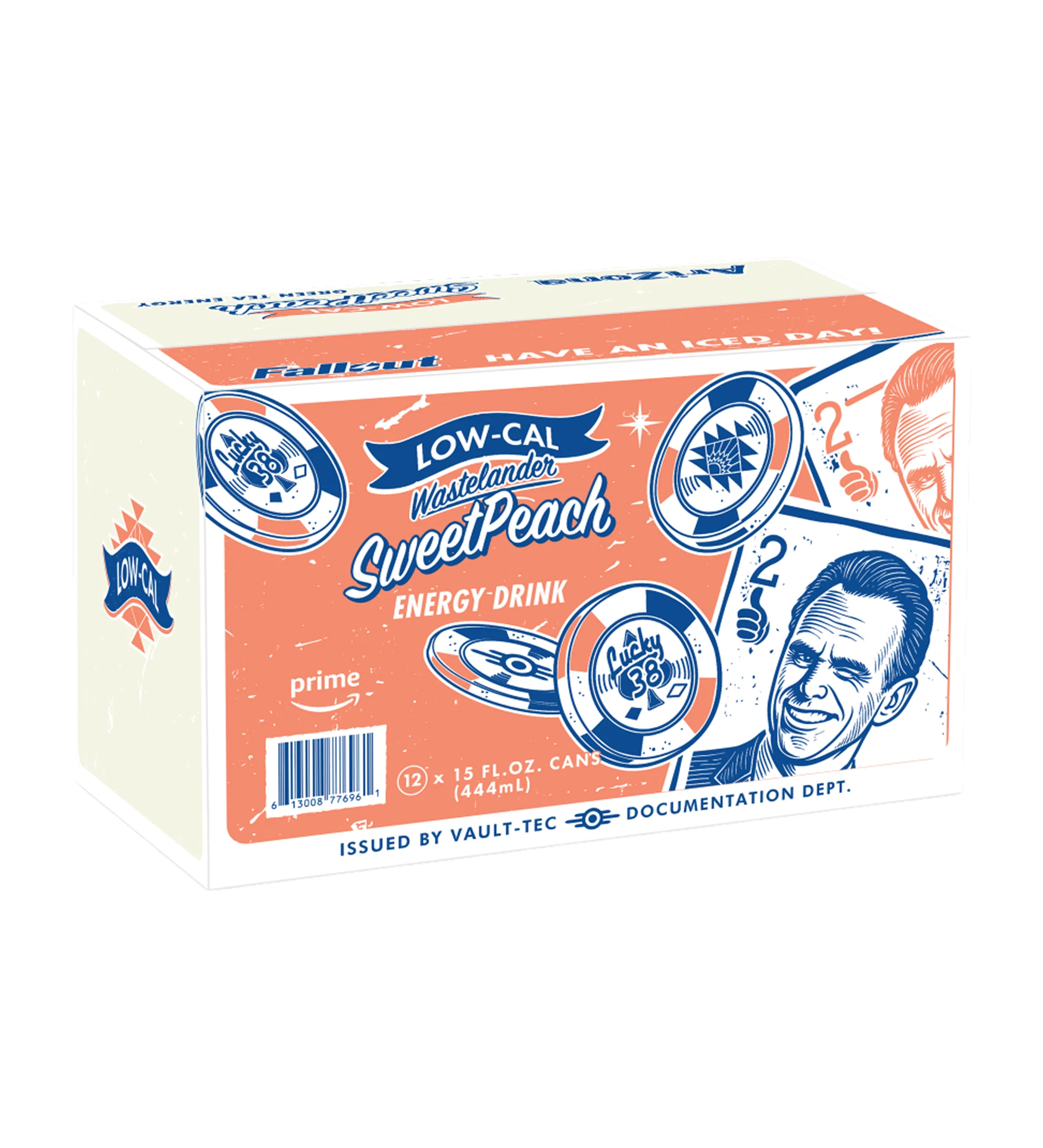 Low-Cal Sweet Peach Energy Drink | 15 oz. / 12-pack - Image 3