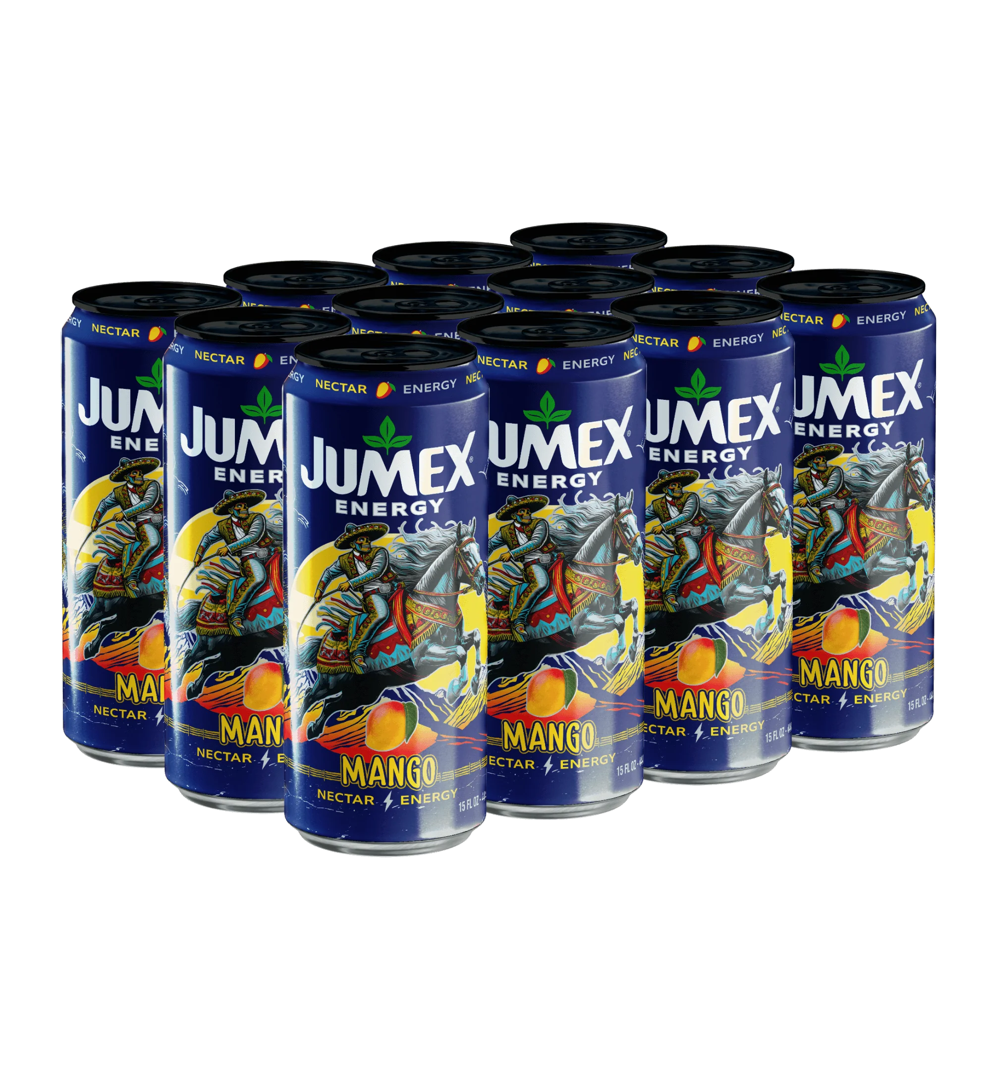 Jumex Energy Mango Nectar Drink | 15 oz. Can / 12-pack - Image 3