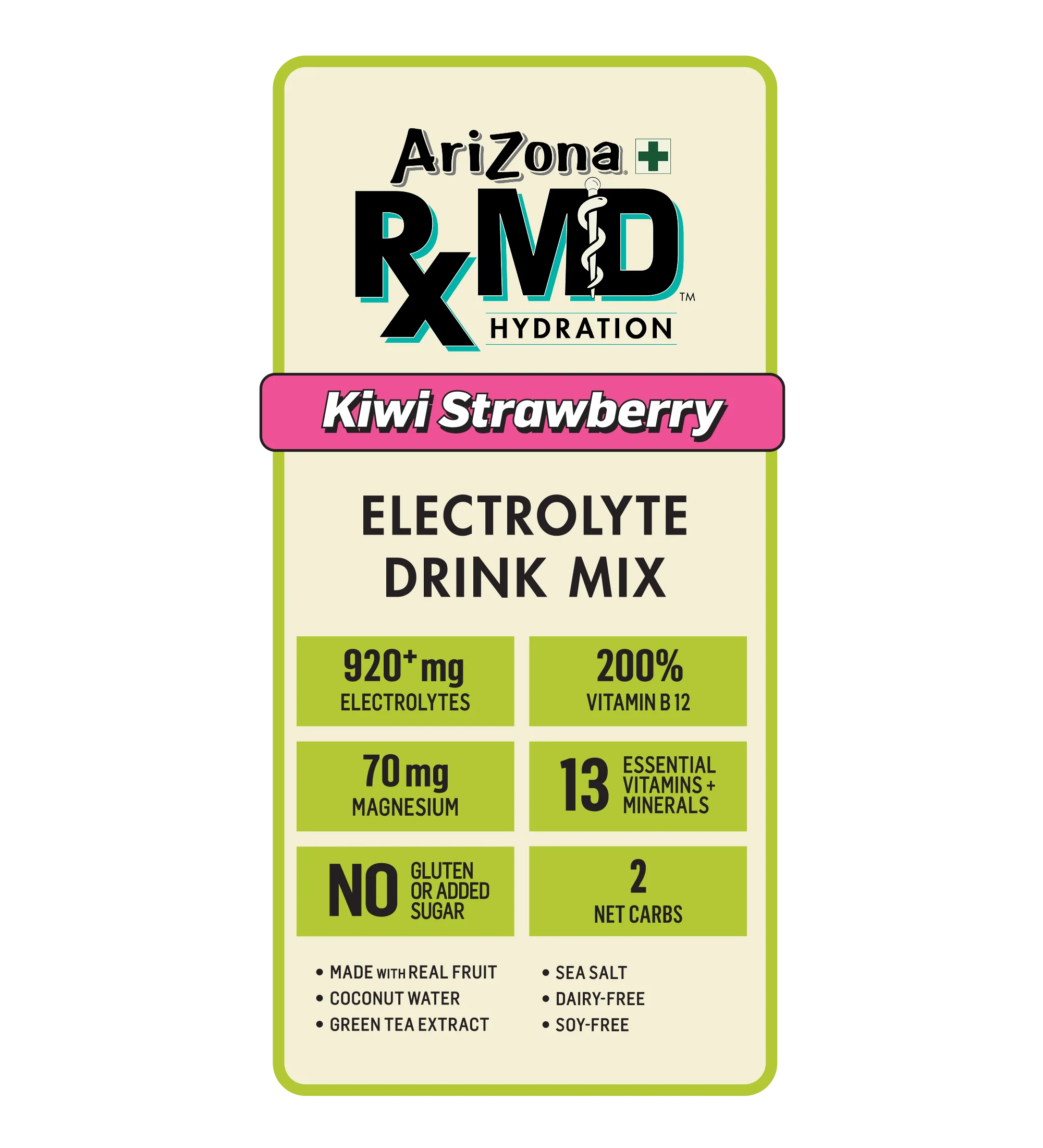 RXMD Kiwi Strawberry 18-Count Hydration Stix Pack | 18 count / 3 boxes - Image 5