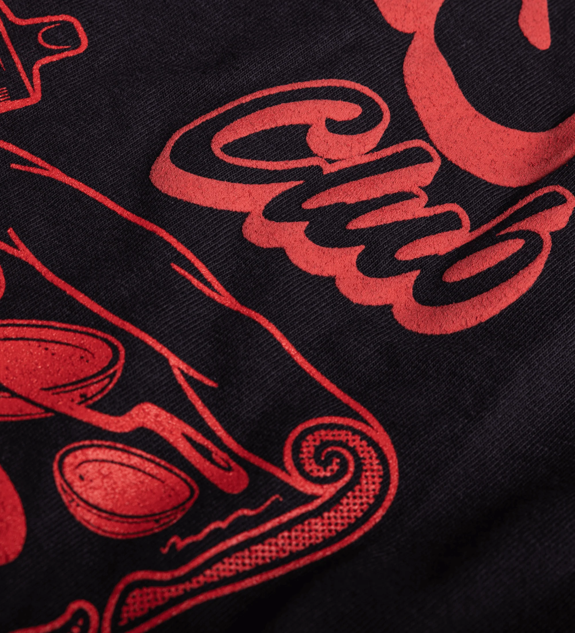 Black & Red Best'Teas Cotton T-Shirt - Image 3