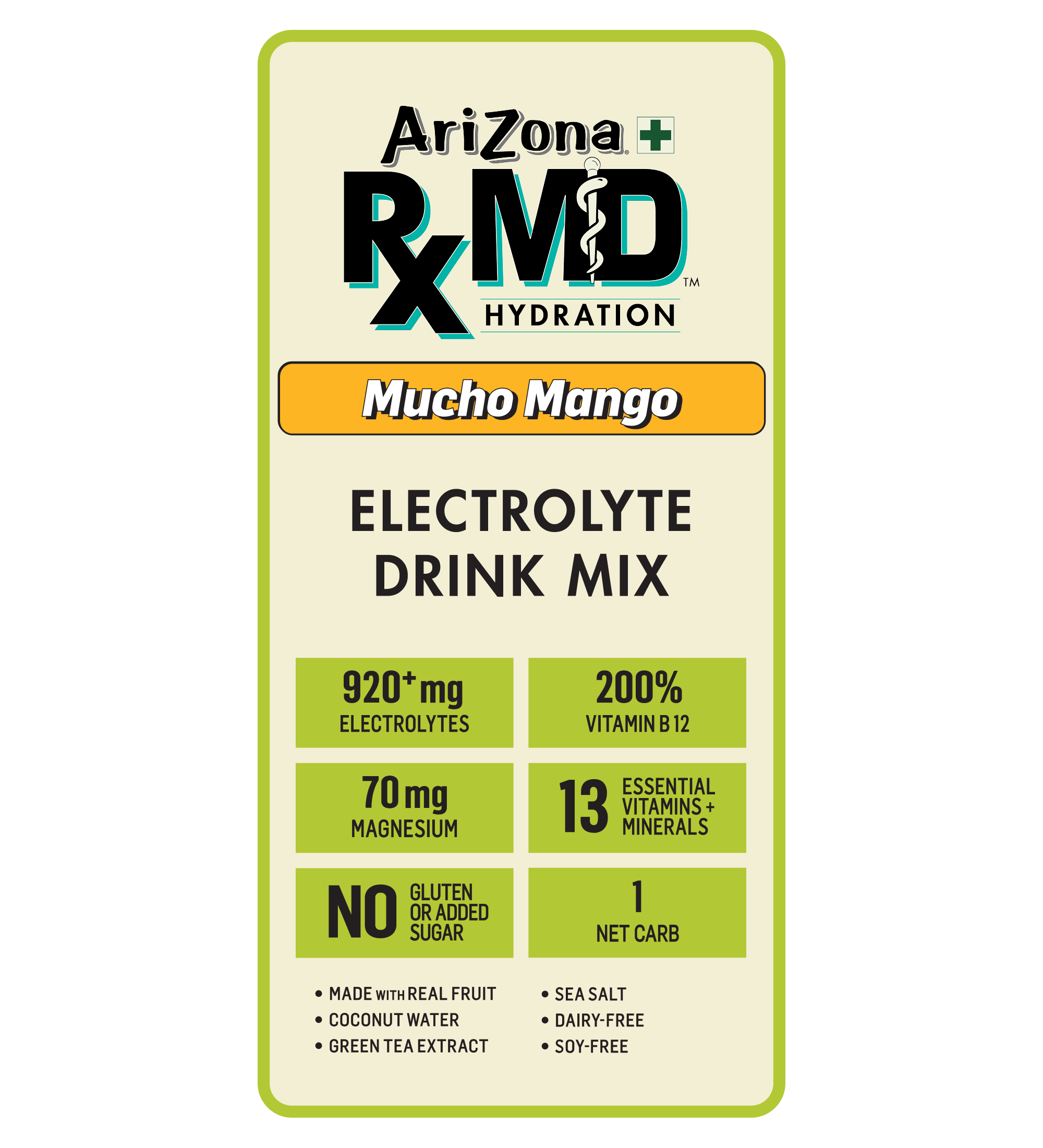 RXMD Mucho Mango 18-Count Hydration Stix Pack | 18 count / 3 boxes - Image 5