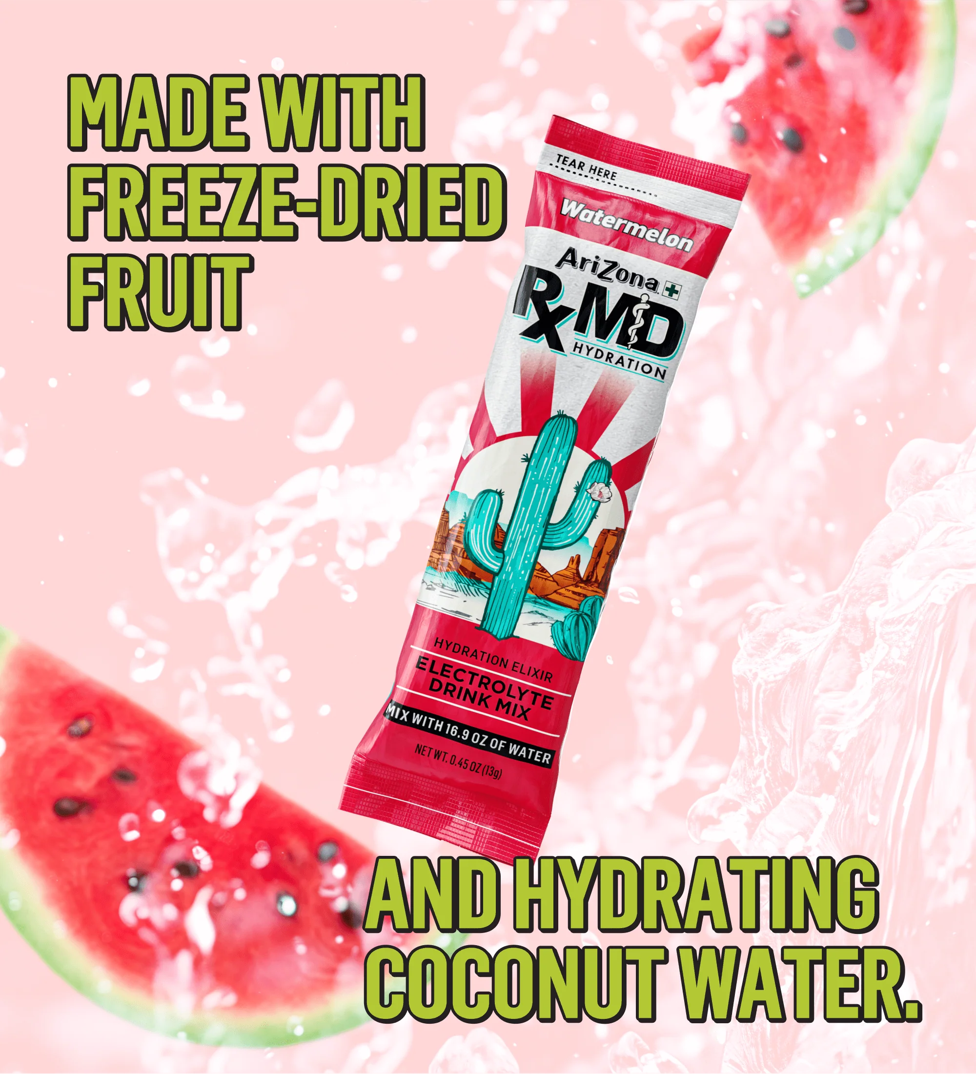 RXMD Watermelon 18-Count Hydration Stix Pack | 18 count / 3 boxes - Image 4