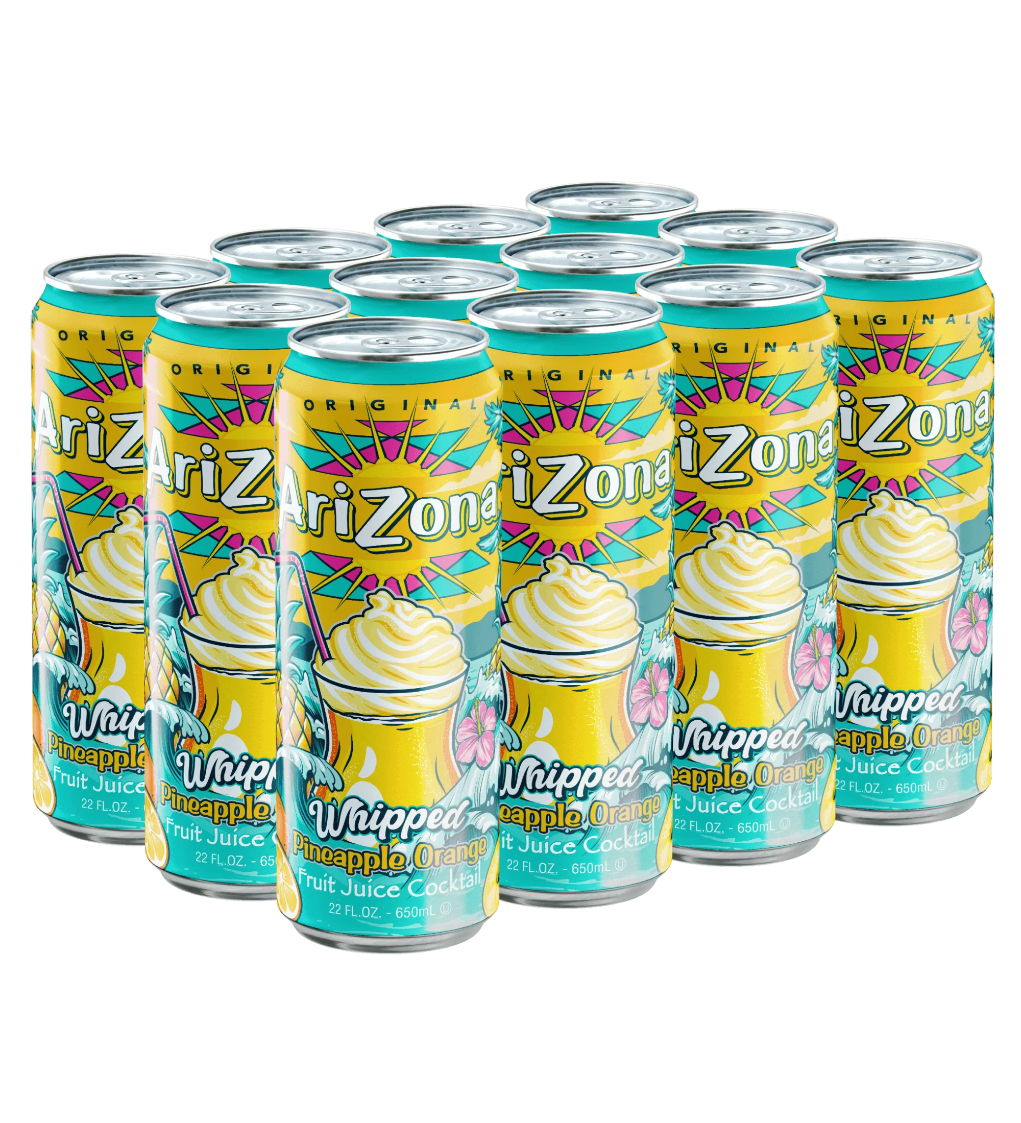 Whipped Pineapple Orange Fruit Juice Cocktail | 22 oz. Big Can / 12-pack - Image 4